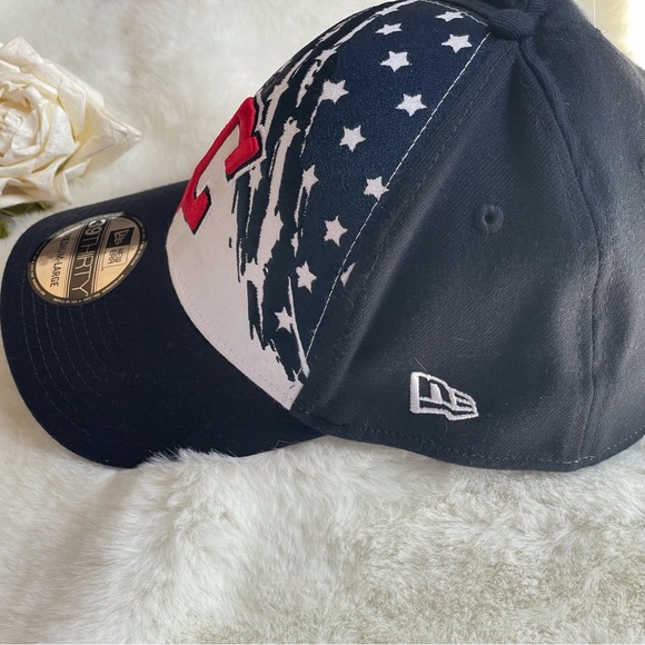 New w/tag CLEVELAND GUARDIANS OFFICIAL MLB HAT NAVY BLUE with red & white SZ M/L - Picture 5 of 7